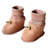 Botoșei din lână fiartă cu interior lână fleece